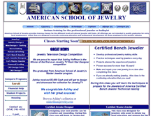 Tablet Screenshot of jewelryschool.net